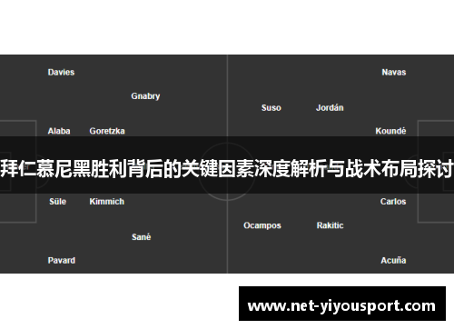 拜仁慕尼黑胜利背后的关键因素深度解析与战术布局探讨